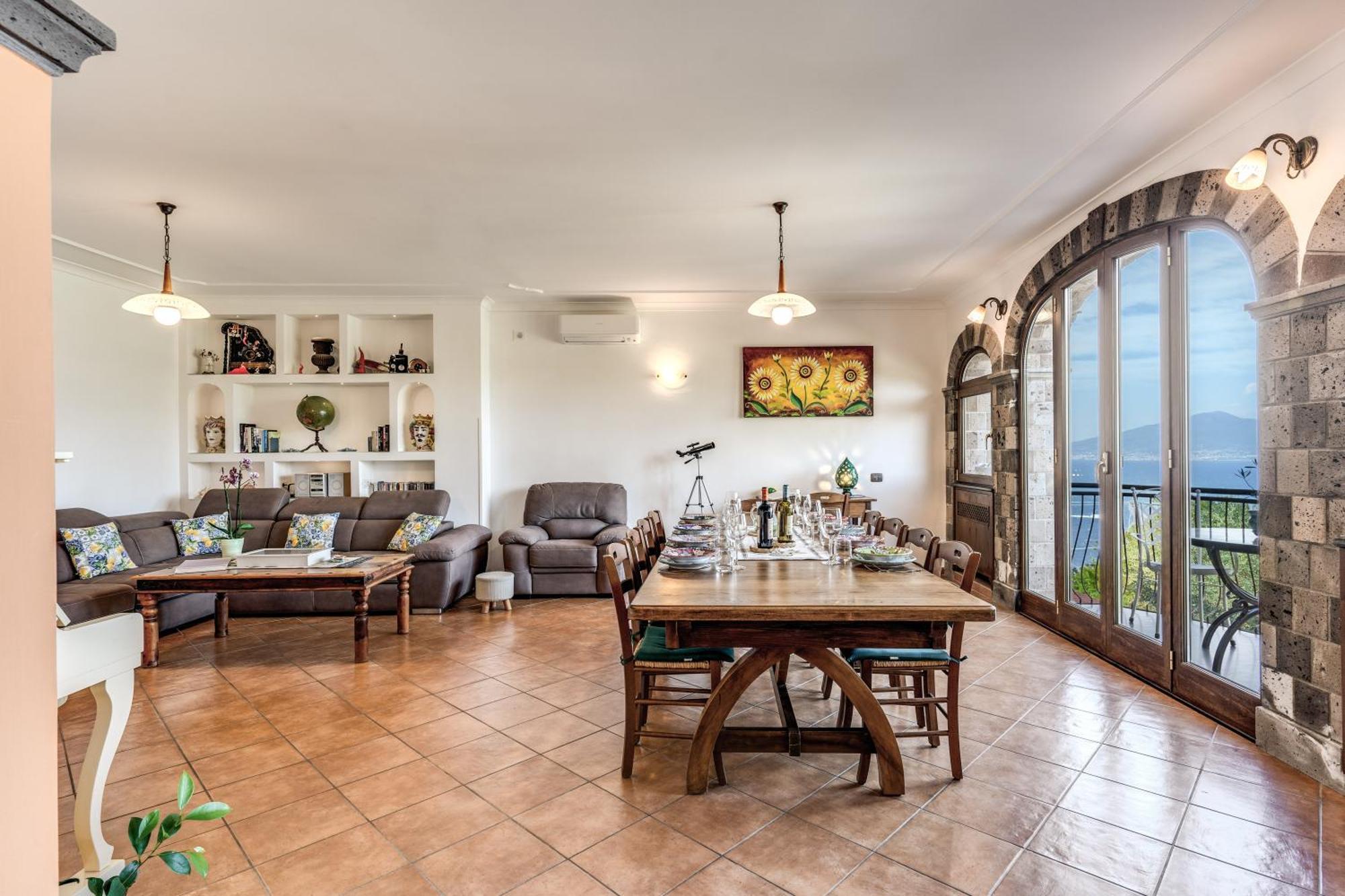 Villa Caruso Private Heated Pool & Sea View Sorrento Ngoại thất bức ảnh